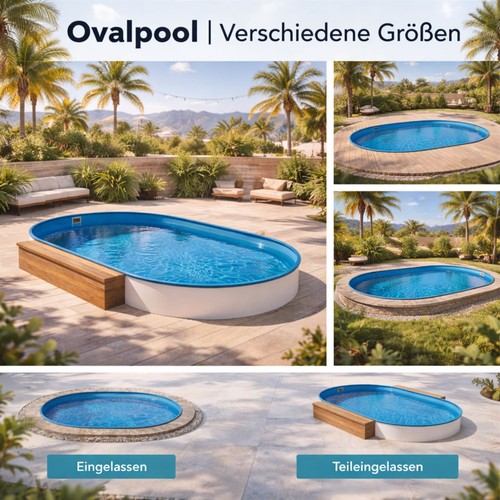 Stahlwandpool oval auswahl - stahlwandpool,