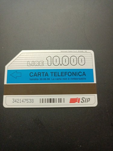 Alte telefonkarte italien - italien, 1996