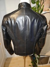 RARE Belstaff Black Leather Blouson Size M Malenotti Era, Not Lion,Not Gangster