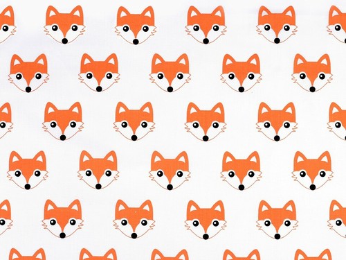 Baumwollstoff fuchs stoff aus - fuchs,