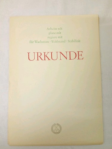 Urkunden blanko ddr - 11, urkunden,