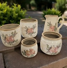 Clayre & Eef Blumentopf Krug