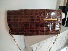 Vintage Krokodilleder Tasche