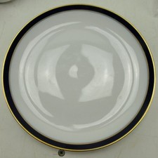 Krautheim Echt Kobalt Goldrand Typ II Teller flach 25 cm L-2187