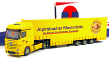 Actros m. Meusburger Getränkeauflieger "Alpirsbacher Klosterbräu-Kristallweizen"