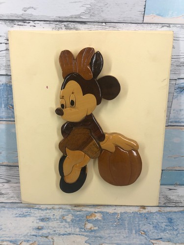 Intarsienholz minnie maus - intarsienholz,