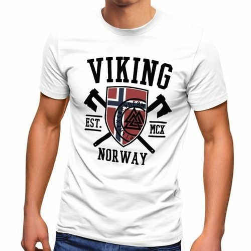 Herren shirt viking norway - t-shirt,