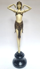 Bronze Figur Skarabäus Tänzerin Art Deko SCARAB DANCER nach Chiparus Höhe: 50 cm