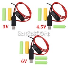 4.5V 3V AAA Battery Eliminator Dummy Battery Adapter for Replace AAA AA Battery