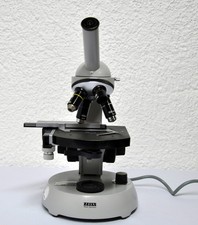 Original Carl Zeiss Mikroskop 47 30 00 - 9901 Monocular Labormikroskop mit Licht