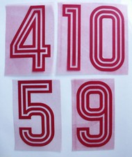 Flock Nummer number número away Trikot jersey shirt CSSR Czechoslovakia 1980