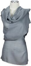 Abendstola Swarovski Elemente Wolle Seide wool silk Grau Evening stole Gray