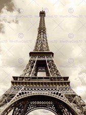 EIFFELTURM SEPIA PARIS