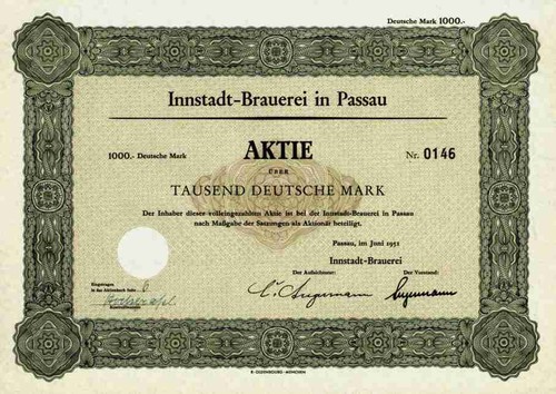 Innstadt brauerei 1951 - ag,
