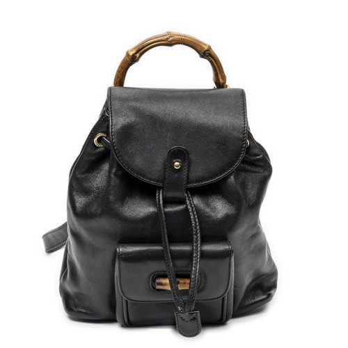 Gucci mini bamboo backpack - gucci,