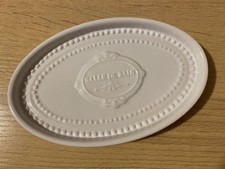 Hübsche Seifenschale „Salle de bain“ aus Keramik, Landhaus, romantisch, wie NEU