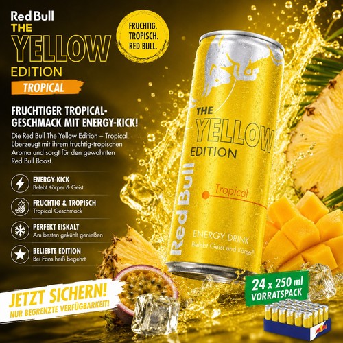 Redbull tropical yellow - -,