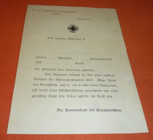 Regiment tiroler - k.u.k.,