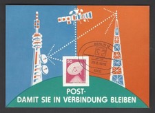 Internationale Funkausstellung Berlin 1975 Post-Damit Sie in Verbindung bleiben