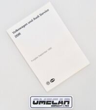 Heft Volkswagen Audi Service DDR VW Golf 2 September 1990