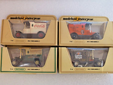 4 Matchbox Modellautos FORD Modell T -COCA-COLA -HARRODS-HOOVER - MORGAN - Nr.92