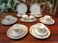 AK KAISER Germany ROMANTICA Viola, edles 21-teiliges Kaffeeservice /6 Pers.