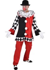 Clown Pierrot Frack Harlekin