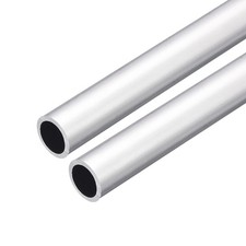 2pcs 6063 Aluminum Round Tube