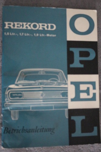 Opel rekord 5ltr - 1,5ltr.,