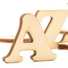 Holzbuchstaben Buchstaben Zahlen Holz Sperrholz Name Basteln Deko Pappel 4mm B1