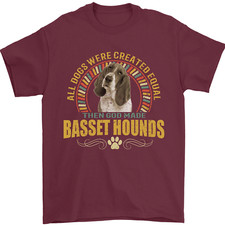 Ein Basset Hound Hund Herren