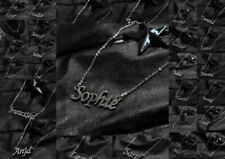 Edelstahl Namenskette Kette Name Halskette Statementkette Wunschname Buchstaben