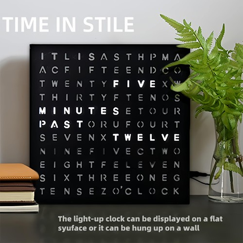 Wordclock jupiter - wordclock,