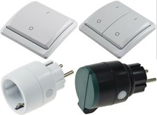 WANDSCHALTER FUNK SCHALTER STECKDOSE FERNBEDIENUNG SET LICHTSCHALTER AN AUS 