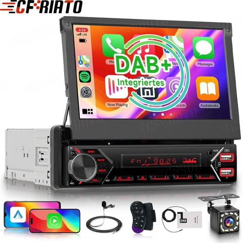 1din dab autoradio - 7", dab+