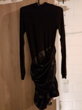 damen abendkleid Schwarz S Asos Neu Kokon