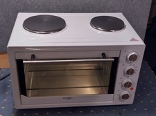 Mini Ofen Backofen Grill Drehgrill 2 Platten-Herd Pizzaofen wie neu OVP