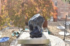 Gartendekoration Glasbrocken