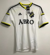 Herren Erwachsene AIK Stockholm Auswärts Fußballtrikot Größe XS Adidas neu mit Etikett 2014-2015