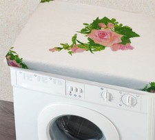 Waschmaschinenbezug Waschmaschinen-Überzug Abdeckung 60 x 60 cm Rosenmotiv