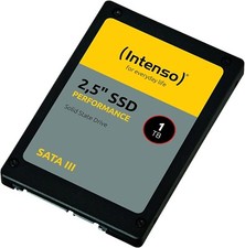 Intenso Performance Festplatte, 1 TB SSD SATA 3 6 Gbps, 2,5 Zoll, intern NEU