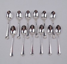 WILKENS Chippendale Set von 12 Espressolöffel Mokkalöffel 800er Silber L 10,1 cm