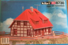 Kibri 8730 H0 Bausatz OVP Haus mit Giebeldach Fachwerkhaus -