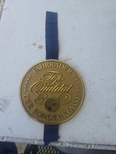 Werbeplakette/Puch Fahrräder Top Qualität Der Sonderklasse/Rund/1970er Original