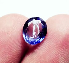 Natürlich Blauer Saphir Oval