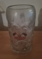 Bierkrug Glaskrug Maßkrug  EKU Kulmbach 1 Liter