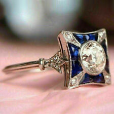 Art Déco Verlobungsring 2 Kt