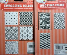 Embossing Folder Prägeschablonen 10x15cm / 15x15cm / 11x15cm Kartengestaltung