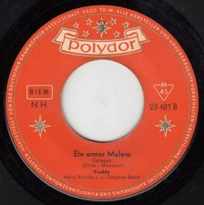 Freddy Quinn Einmal In Tampico / Ein Armer Mulero Vinyl Single 7inch Polydor