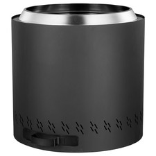 Uimoso Feuerstelle Ø 40cm Rauchfreie Holzfeuerschale Edelstahl inkl. Schürhaken